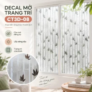 Giấy dán kính CT3D-08 cho cửa kính