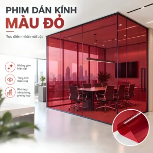 Phim dán kính màu đỏ BC-25RD