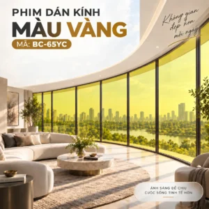 Phim dán kính màu vàng BC-65YC