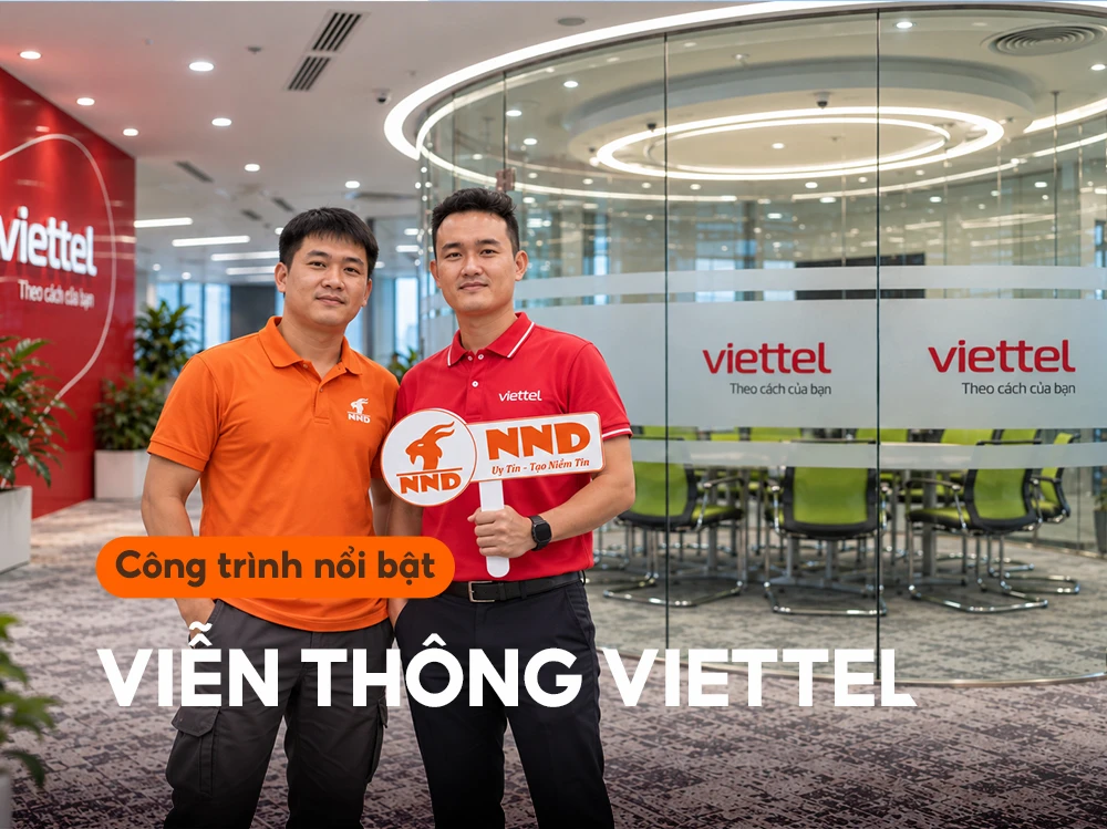 Decal mờ kẻ chỉ cửa kính Viettel - ảnh đại diện công trình