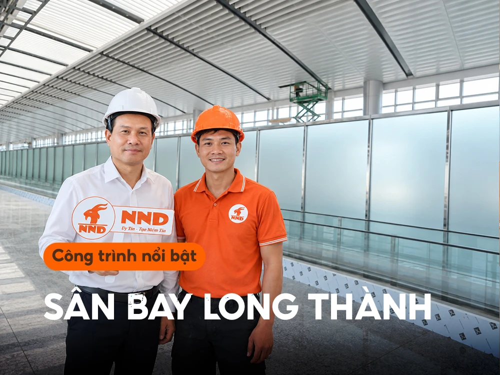 Công trình thi công decal mờ Sân Bay Long Thành