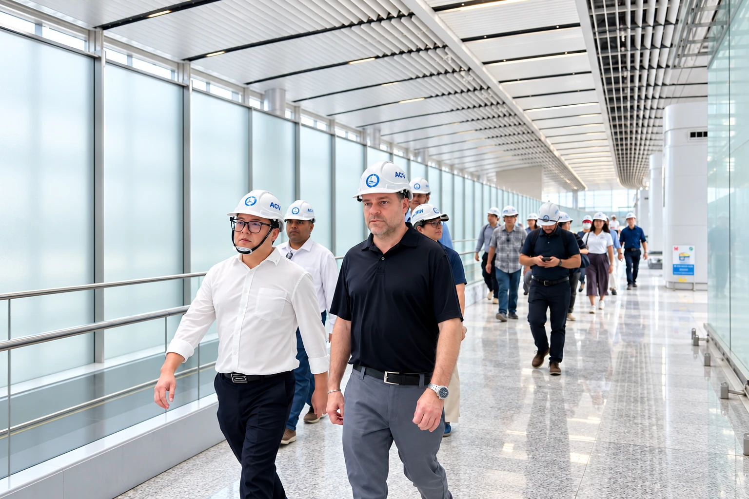 Hoàn thiện công trình thi công decal mờ Sân Bay Long Thành