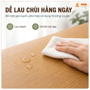 Mẫu decal vân gỗ màu vàng sồi mã G1 thực tế