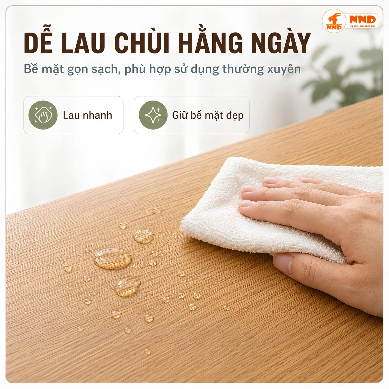 Mẫu decal vân gỗ màu vàng sồi mã G1 thực tế