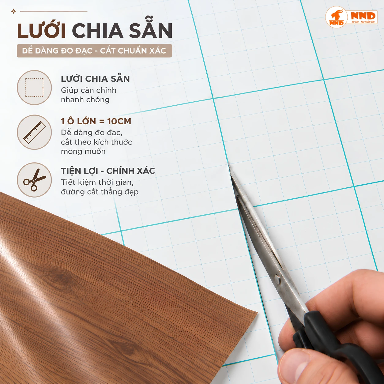 Ứng dụng decal vân gỗ G10 thực tế