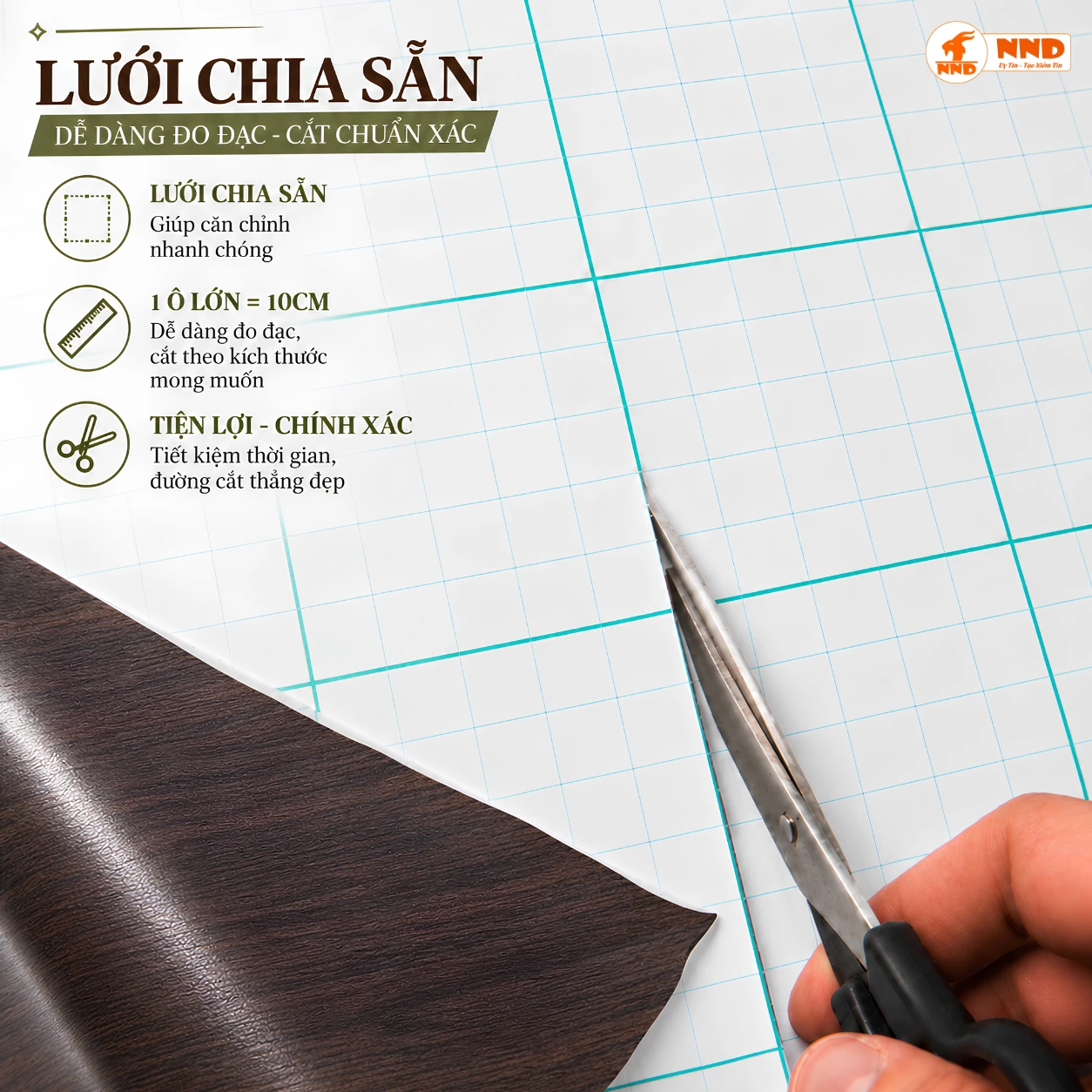 Decal vân gỗ màu nâu đỏ G6 NND