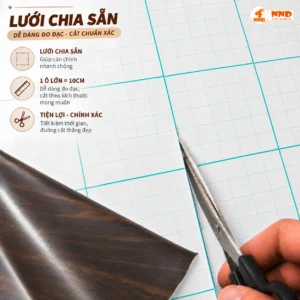 Cuộn decal vân gỗ màu nâu trầm G8