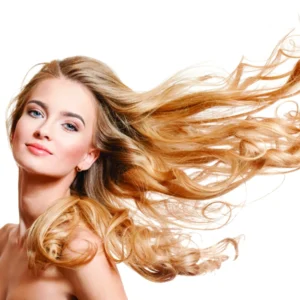 Tranh tóc nữ dán kính salon mẫu NU-05
