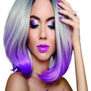 Tranh tóc nữ dán kính salon mẫu NU-08